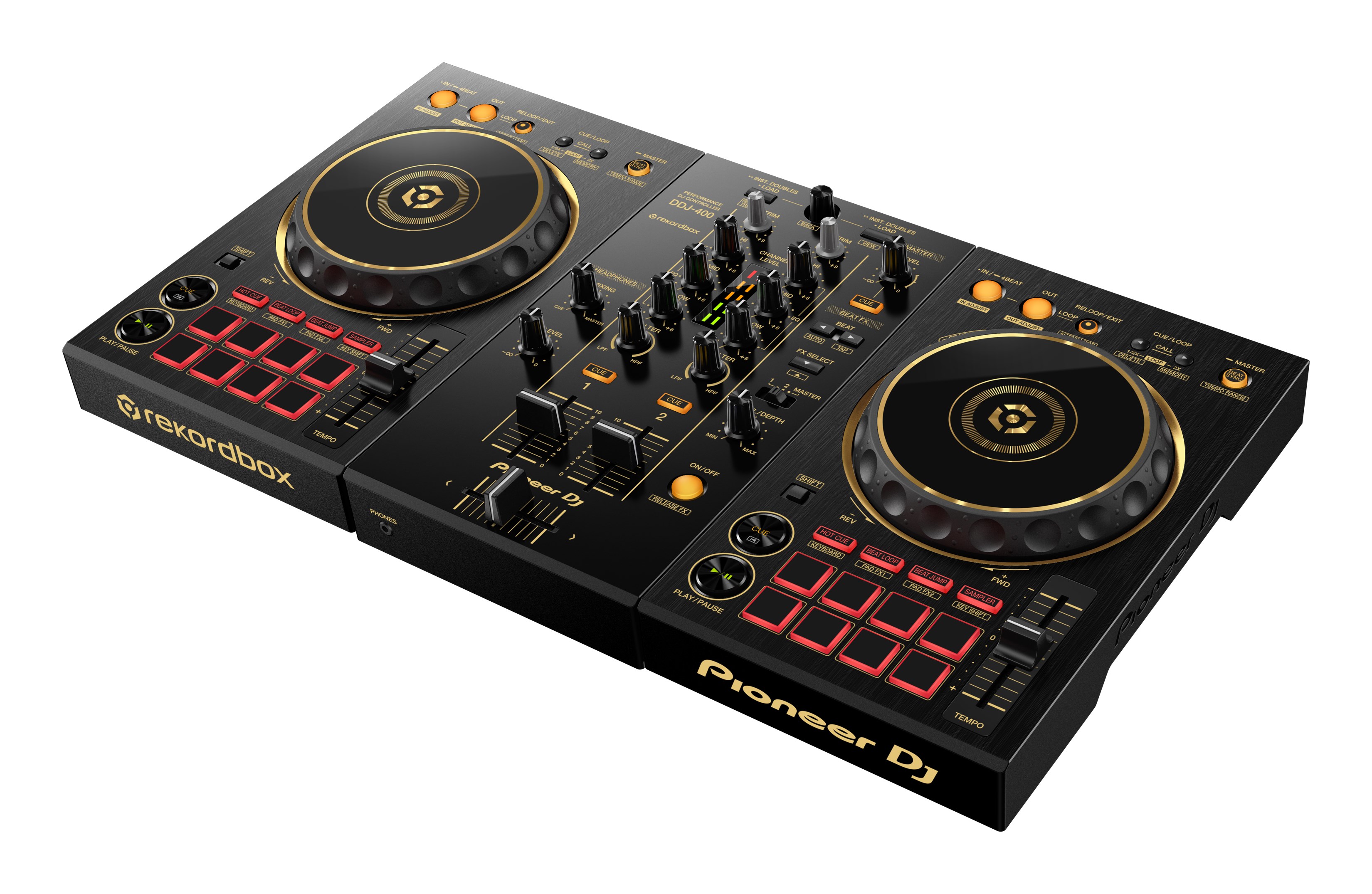 Pioneer DDJ 400 N - Limited Edition Gold Version Popular 2-Channel